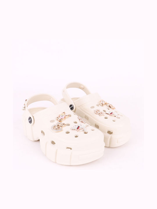 Alta Moda Clogs Beige