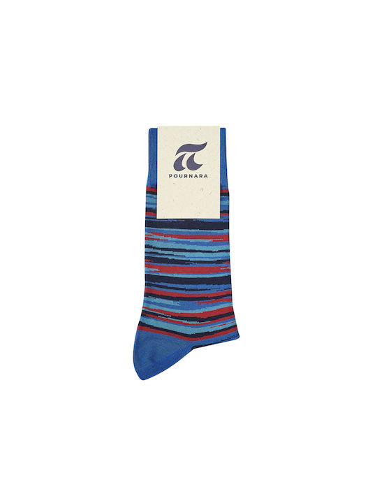 Pournara Damen Socken Blau 1Pack