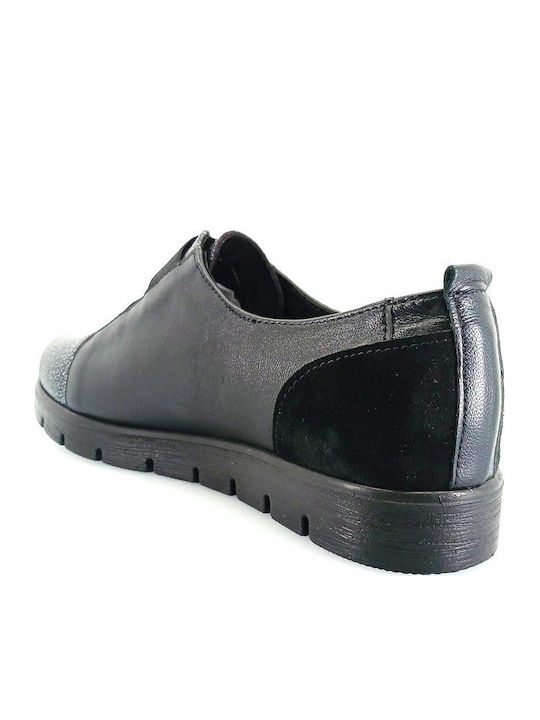 Ανατομικά Γυναικεία Slip-On Δερμάτινα Γκρι