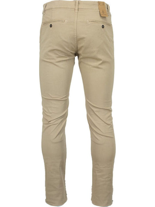 Pantaloni Chino cu Croială Normală Beige