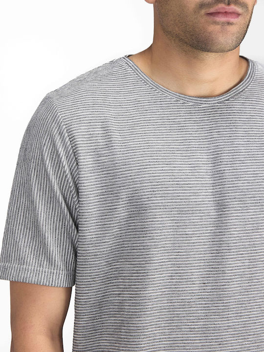 Kurzarmbluse Dark Grey