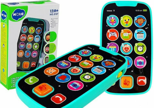 Toy Phone Children's Interactive Phone with Music, Light, and Sounds for 12++ Months