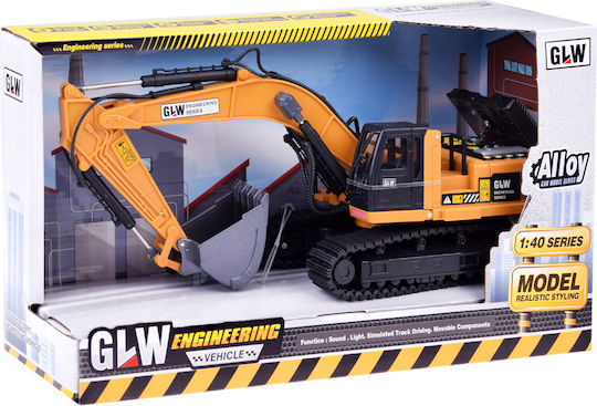 Jokomisiada Remote Controlled Excavator Red