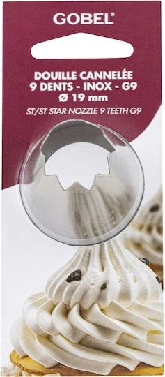 Ready Μύτη για Κορνέ Ζαχαροπλαστικής Inox 1.9cm LT.GLG9-C