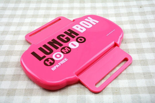 Cutie De Prânz Din Plastic Roșie Cu Compartimente 740ml