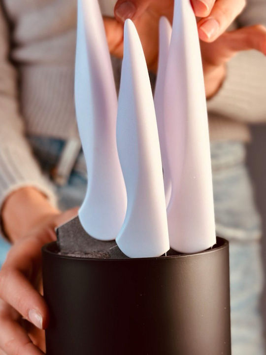 Samura Mojo Knife Set with Base from Stainless Steel 5 Pieces
