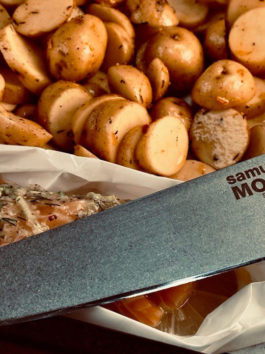 Samura Mojo Knife Set with Base from Stainless Steel 5 Pieces