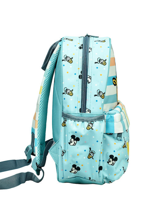 Gim Mickey & Friends Donald School Bag Backpack Kindergarten Multicolour with Water Bottle Holder 15Liters