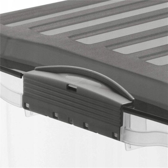 Rotho Babydesign Пластмаса Кутия за съхранение с капак Прозрачен 57x40x25см 1бр