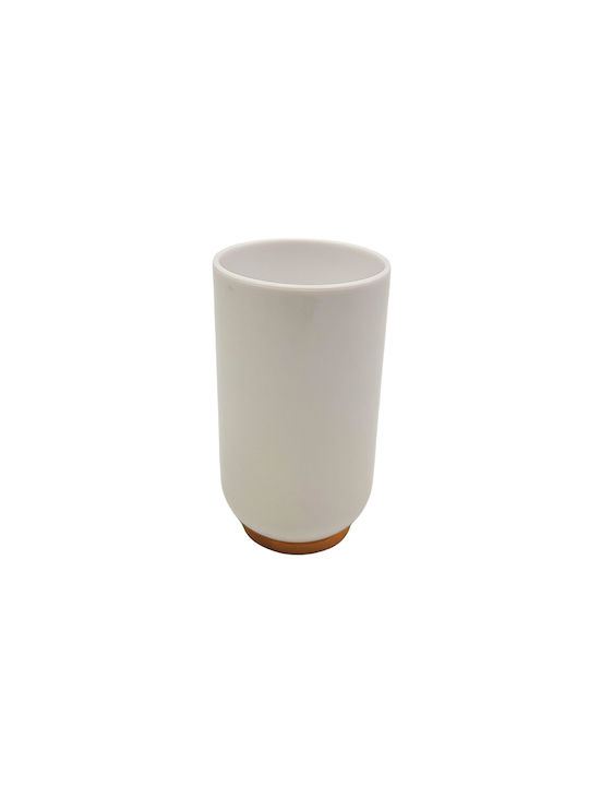 Bormann Tabletop Cup Holder Bamboo White