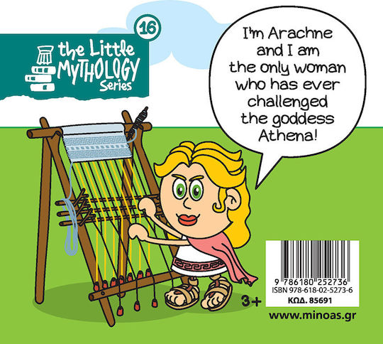 Little Mythology Series Goddess Athena Arachne Μίνωας Μαλακό Εξώφυλλο