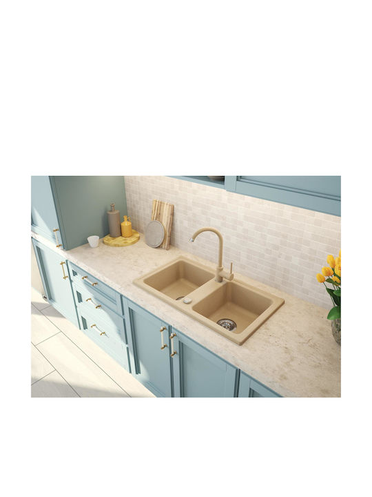 Deante Kitchen Faucet Counter Beige