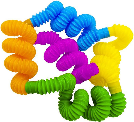 Fidget Tube Plastic 10 bucăți Multicolor