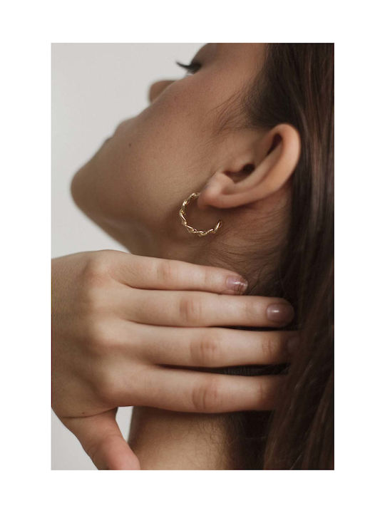 Ania Kruk Earrings made of Silver Gold Plated