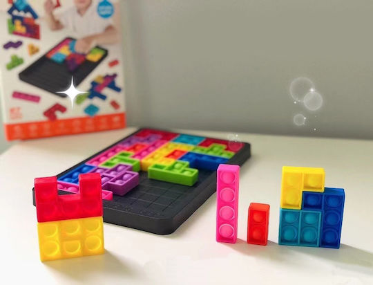 Tetris Pop it Fidget Πλαστικό Πολύχρωμο