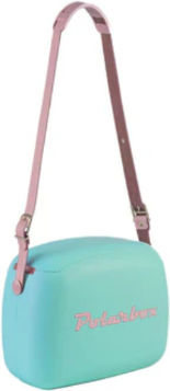 Polarbox Pop Edition and 2 Food Containers Φορητό Ψυγείο 6lt Pastel Green - Pink