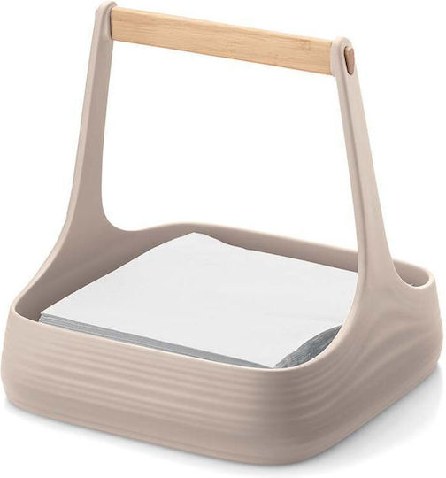 Guzzini Plastic Napkin Holder Brown 22x22x22.5cm 179300158