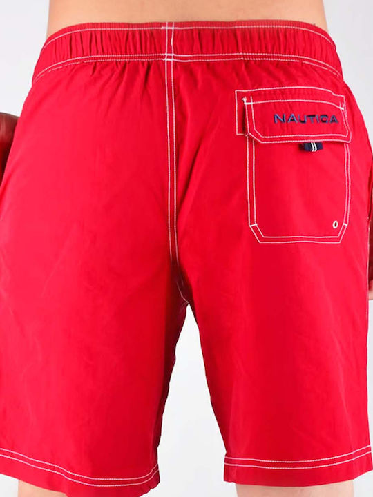 Nautica Herren Badebekleidung Shorts Rot