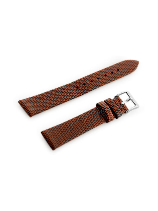 Pacific Leather Strap Brown 16mm