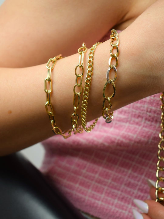 Gold Chain Bracelet 14K