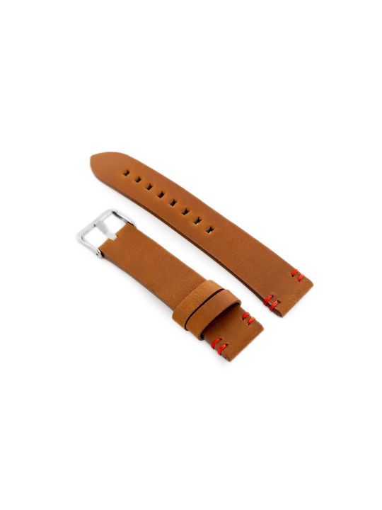 Pacific Leather Strap Brown 20mm