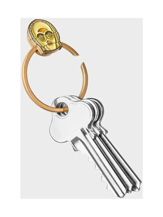 Orbitkey Keychain Ring Gold