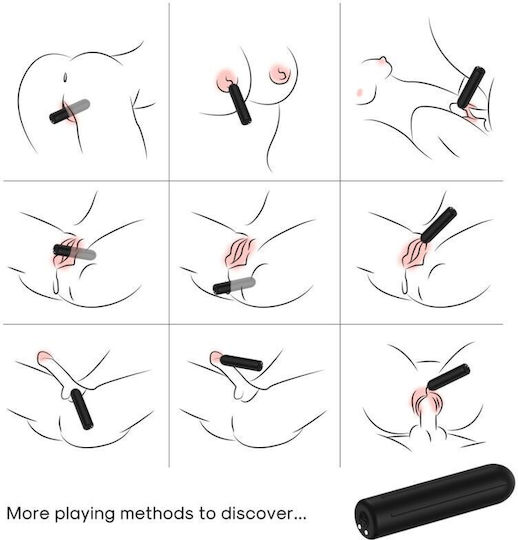 Armony Vibrator Bullet cu Telecomandă 2cm Negru