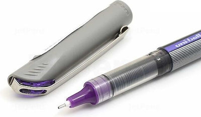 Uni-ball Rollerball Pen 0.7mm Purple Violet Ink Eye Needle Ub-187s