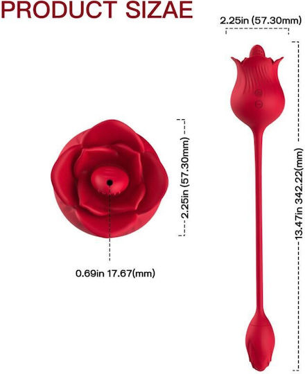 Armony Clitoral Vibrator 34cm Roz