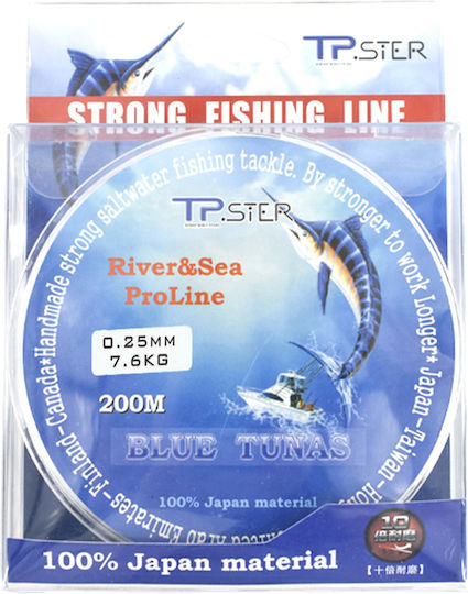 Tpster Πετονιά Ψαρέματος 200m / 0.25mm