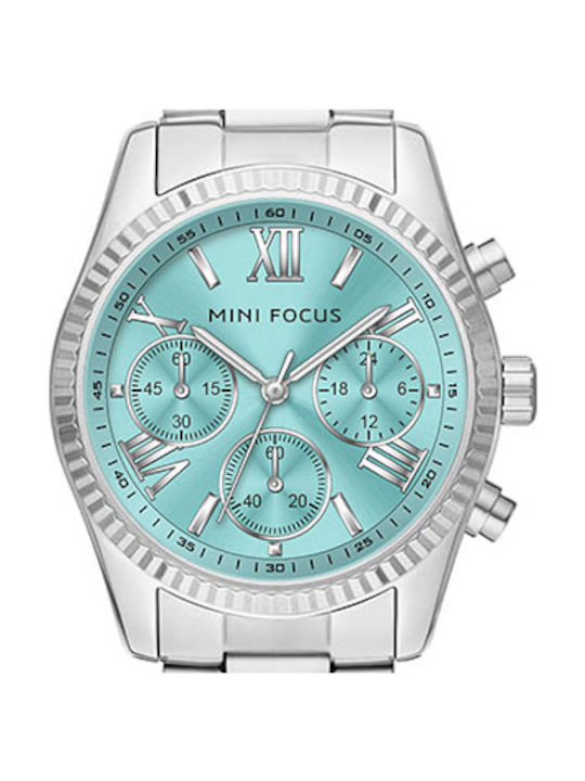 Mini Focus Women's Watch with Silver Metal Bracelet