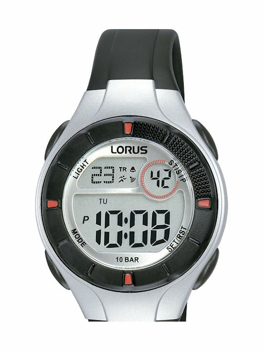 Lorus Damen Uhr mit Schwarz Kautschukarmband
