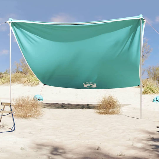 vidaXL Beach Tent for 8 People Green