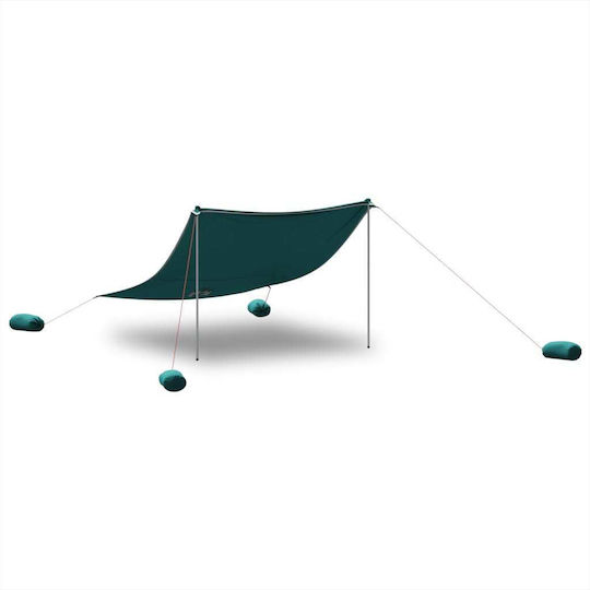 vidaXL Beach Tent for 8 People Green