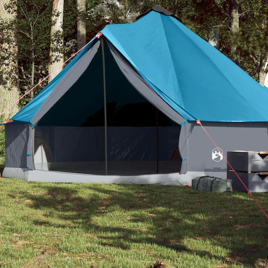 vidaXL Campingzelte Teepee Blau Für 8 Personen