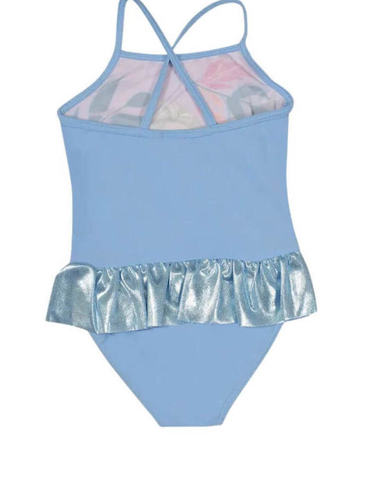Stamion Frozen Kinder Badebekleidung Einteilig Hellblau