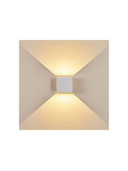 Vivalux Stark Επιτοίχιο Εξωτερικό Φωτιστικό LED IP65 6W με Ρυθμιζόμενο Λευκό Φως 10x10x10εκ.