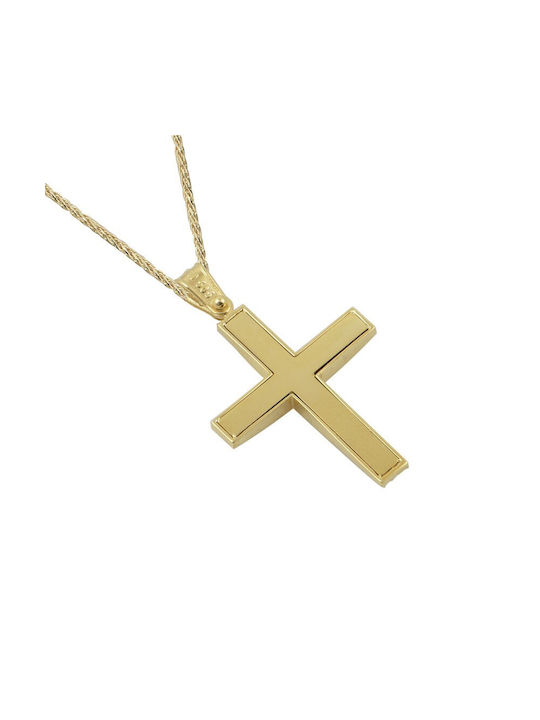 Gold Cross 14K with Chain