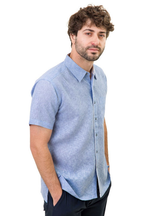 Pronomio Men's Shirt Short Sleeve Cotton Grisoble