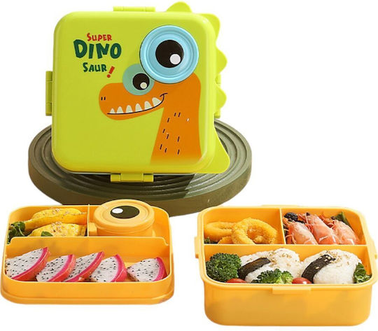 Queen Mother Super Dinosaur Plastic Kids' Food Container Dinosaurs Green
