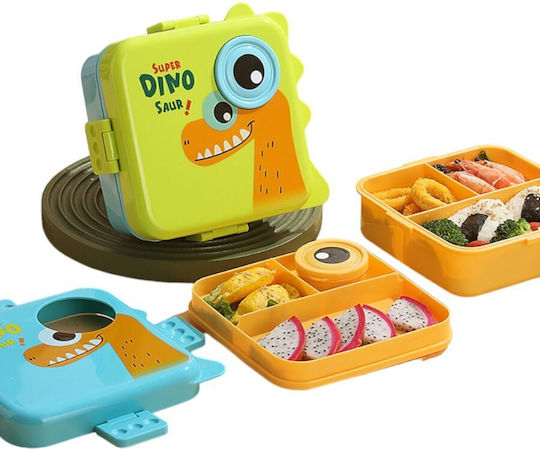 Queen Mother Super Dinosaur Plastic Kids' Food Container Dinosaurs Green
