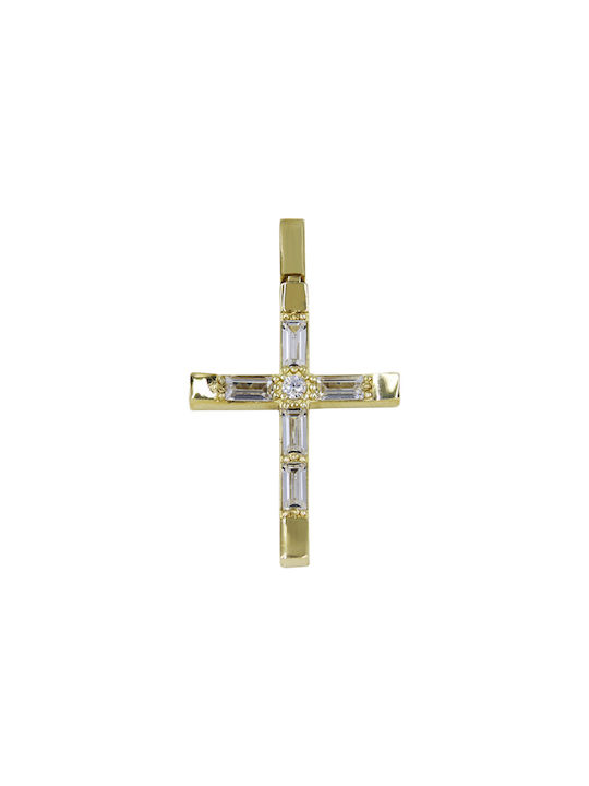 Roloi Kaliamanis Women's Gold Cross 14K Double Sided