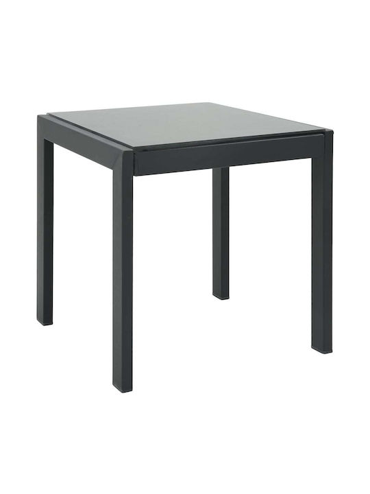Liegestuhl Metallisch Gray mit Tisch 2Stück 208.5x73x38cm.