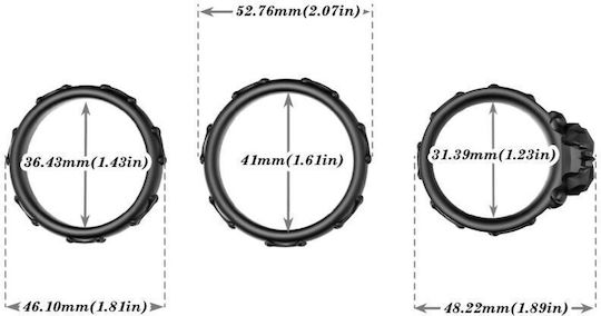 Armony Ring Schwanz Silikon Schwarz