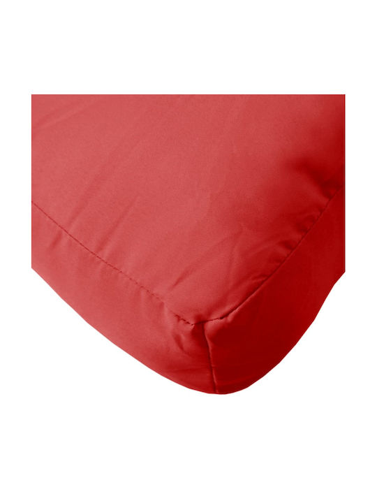 vidaXL Waterproof Bench Cushion for Pallet with Backrest Red 7 Pieces