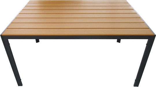 Τραπέζι Nares 140x80x72.5 Ανθρακί