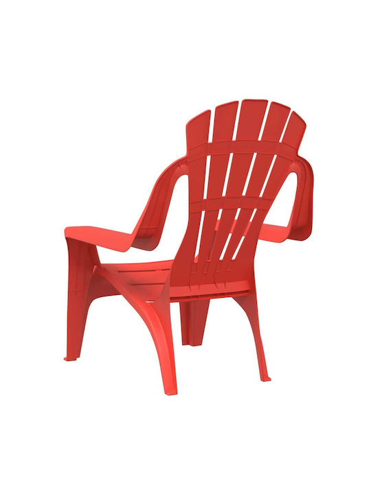 Vidaxl Kinder Gartenstühle 2 Stück Holzoptik Rot 37x34x44cm Pp Rot