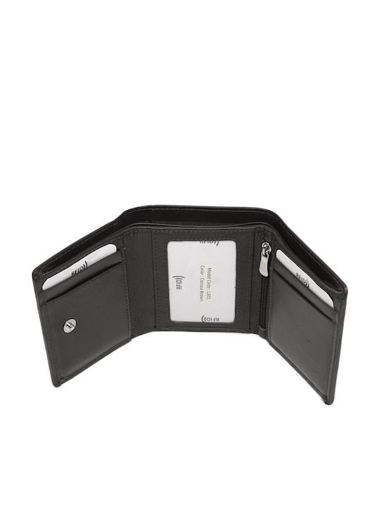 Portofel bărbătesc Clasice cu RFID Negru
