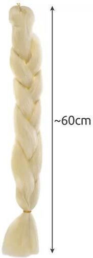Soulima Erweiterung mit Clip in Licht Blond Farbe 60cm