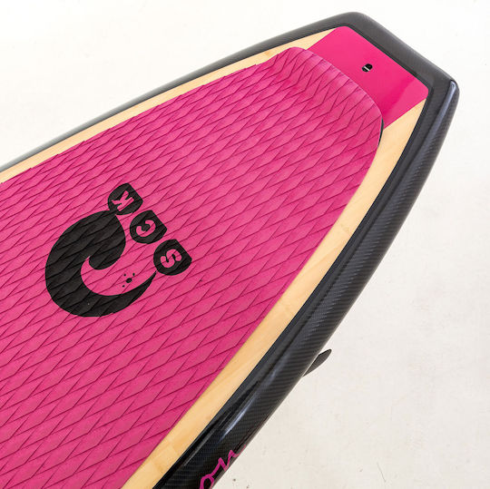 SCK Ruby 11'6'' Bambus SUP Board mit Länge 3.5m Rosa